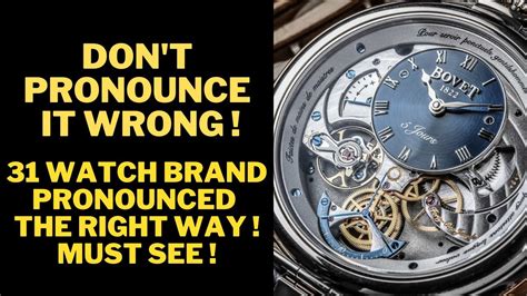 how to pronounce breguet watches.